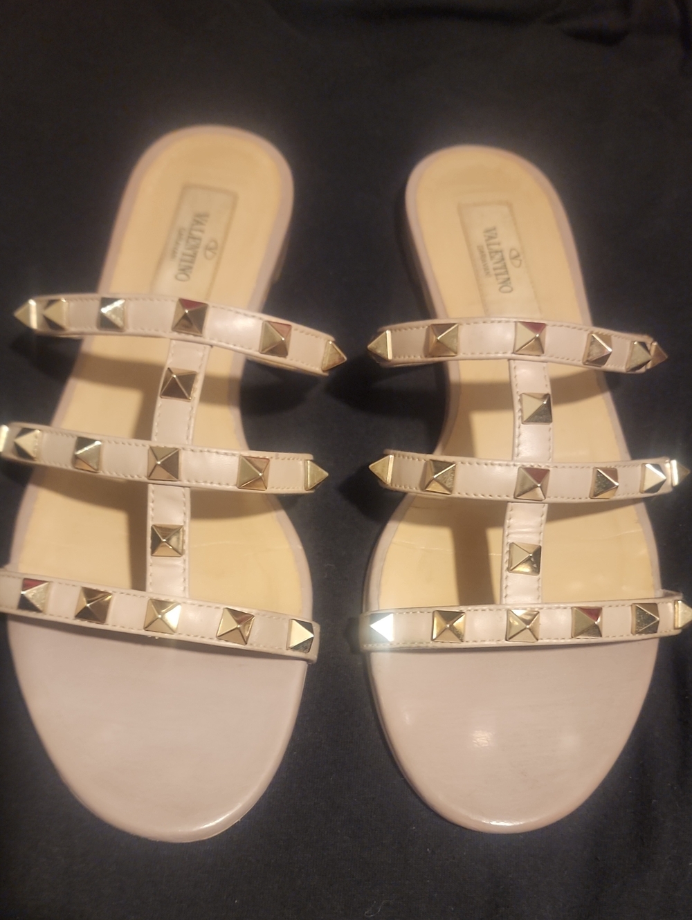 VALENTINO GARAVANI Rockstud Caged Flat Sandals - Size 6 (Euro Size - 36) - $350